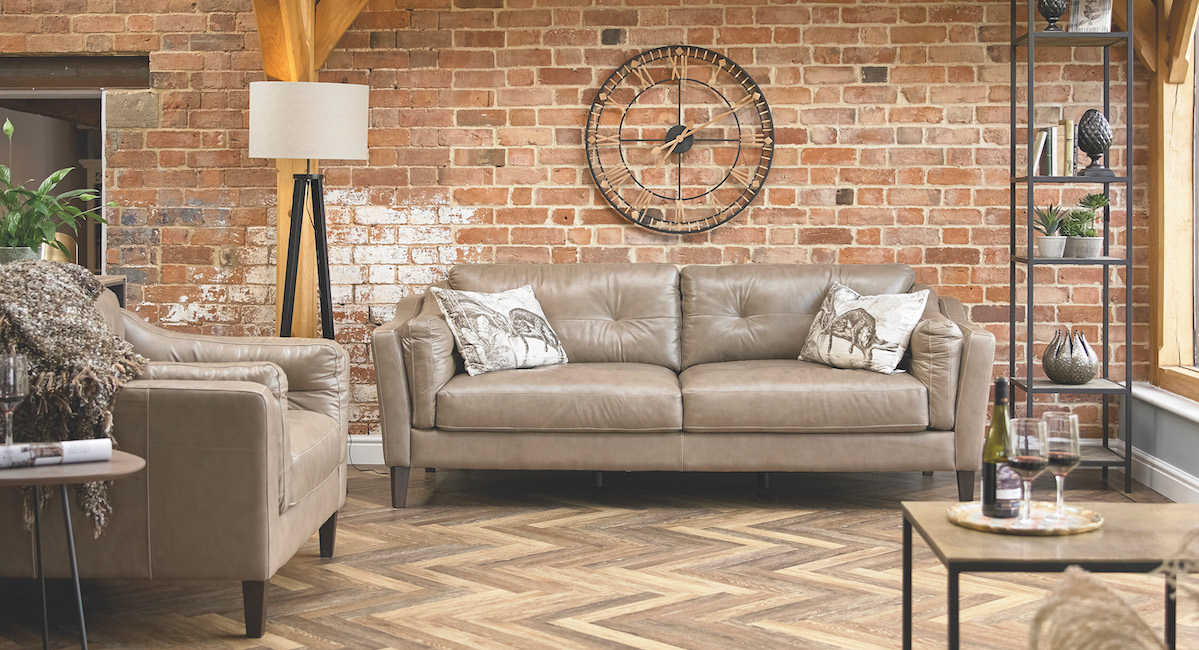 Garda leather sofa